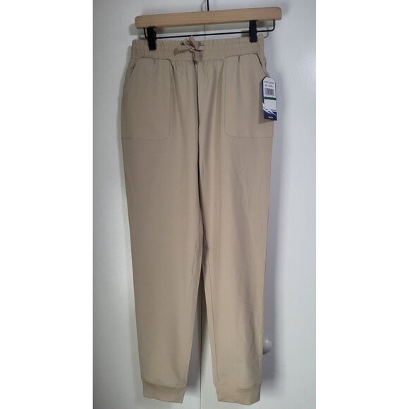 NAUTICA Girls LG 12/14 Jogger School Uniform Khaki Stretch Performance NWT Pants - Picture 2 of 7